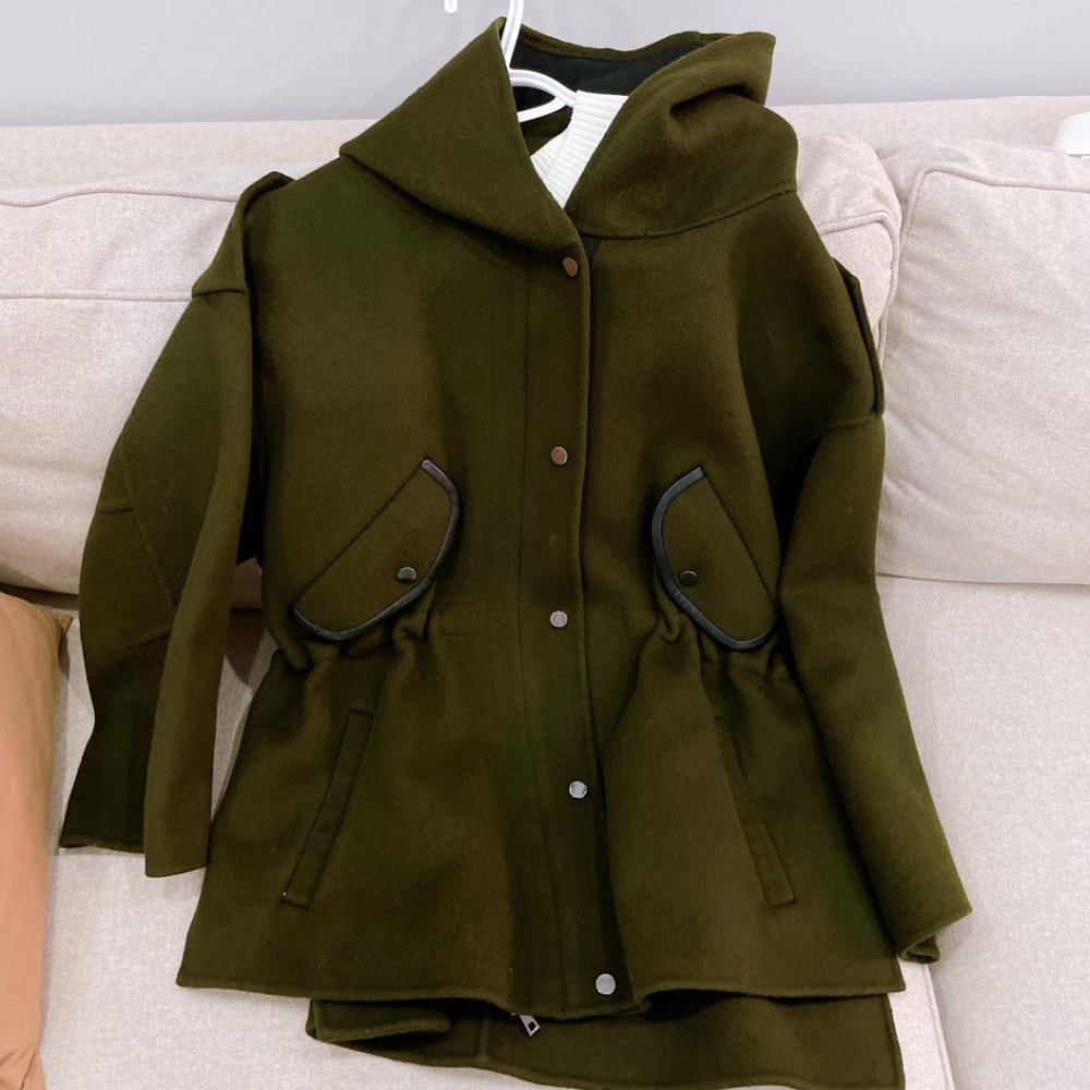 98% NEW MAJE JACKET, SIZE XS-M, WOOL JACKET - Picture 7 of 13